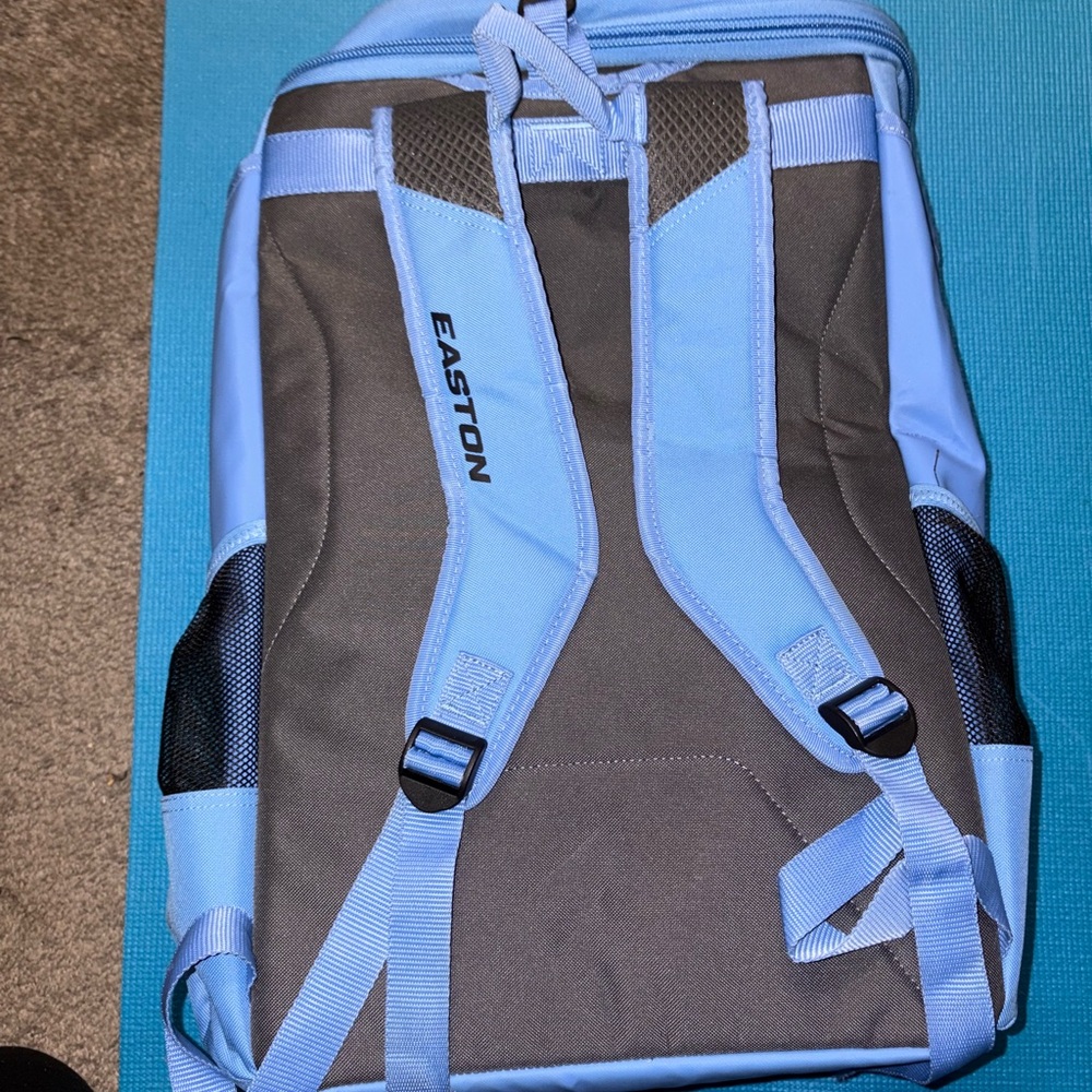 Easton Baby Blue Softball/Baseball Backpack with Water-Resistant Material
